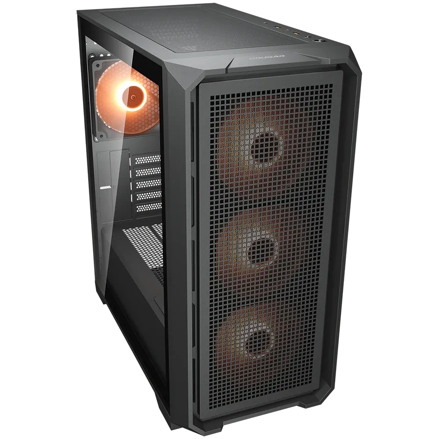 Компютърна кутия Cougar MX600 Mini V2 PRO PC Case, Mini Tower, черна
