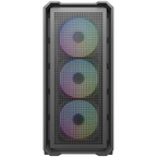 Компютърна кутия Cougar MX600 Mini V2 RGB PC Case, Mini Tower, черна