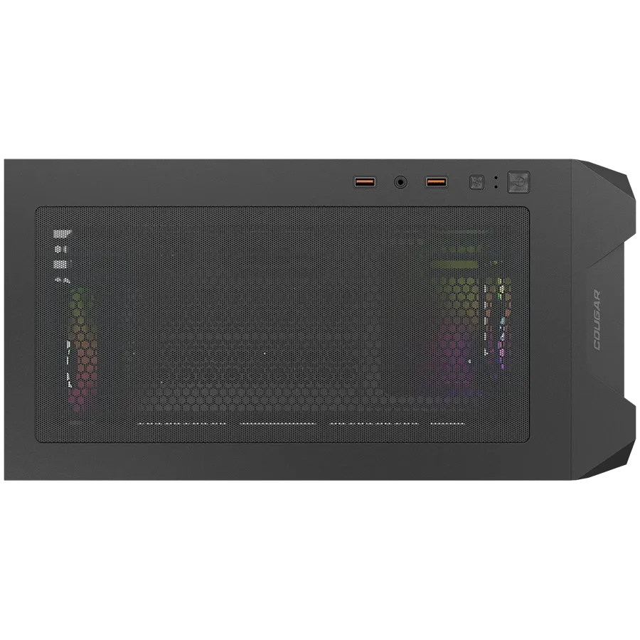 Компютърна кутия Cougar MX600 Mini V2 RGB PC Case, Mini Tower, черна