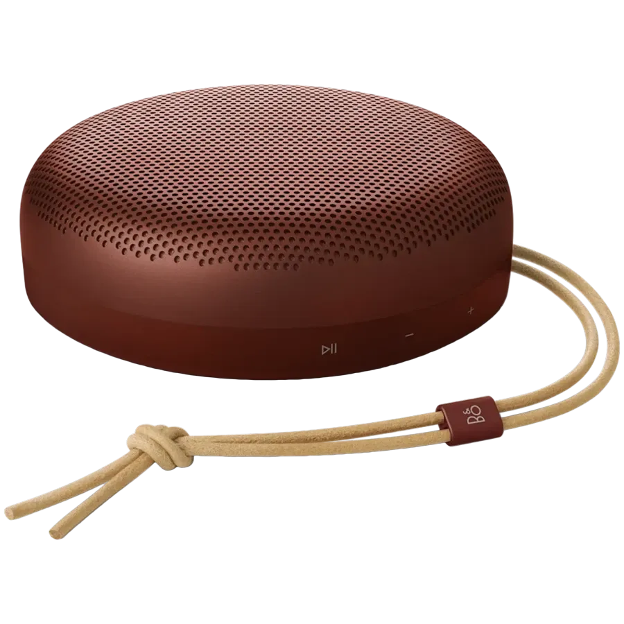 Bluetooth тонколона Bang & Olufsen Beosound A1 3rd Gen Rustic, червена