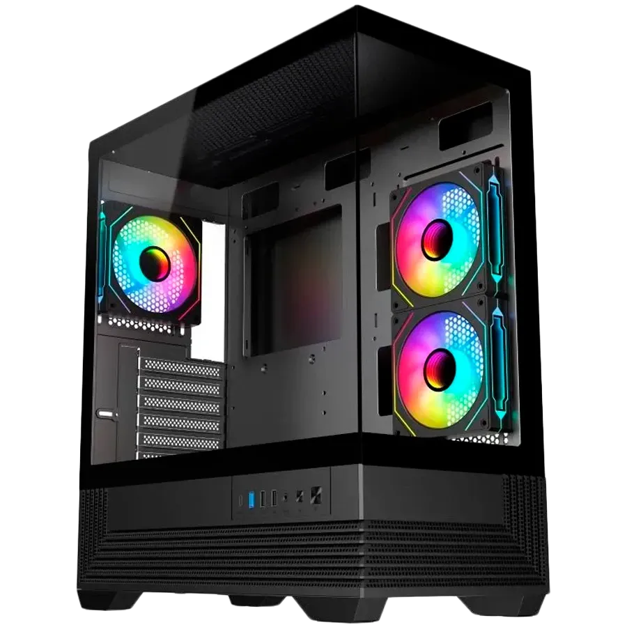 Компютърна кутия Trendsonic Chassis V-GAMING DARK Reaper VG-DR3F USB3.0 USB2.0