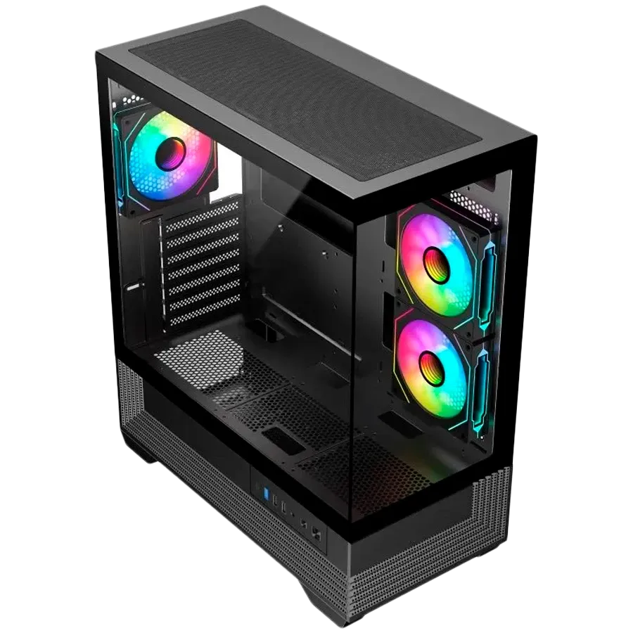 Компютърна кутия Trendsonic Chassis V-GAMING DARK Reaper VG-DR3F USB3.0 USB2.0