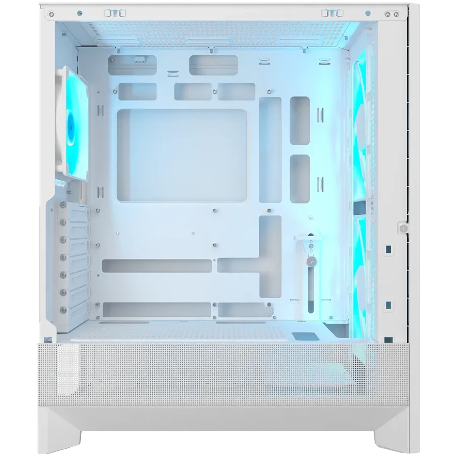 Компютърна кутия Cougar Airface 180 PC Case, Mid Tower, бяла