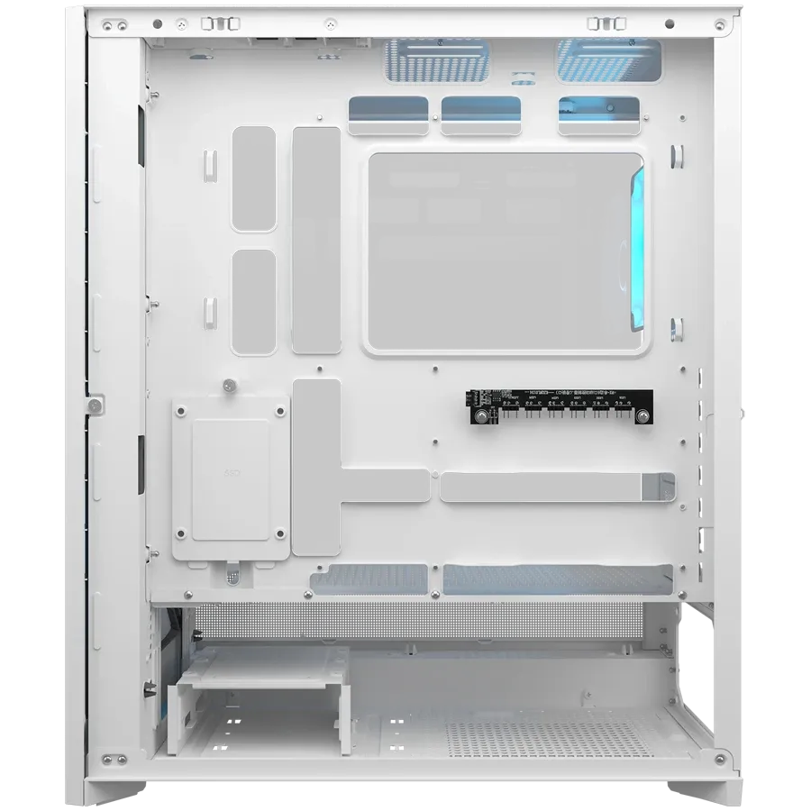 Компютърна кутия Cougar Airface 180 PC Case, Mid Tower, бяла