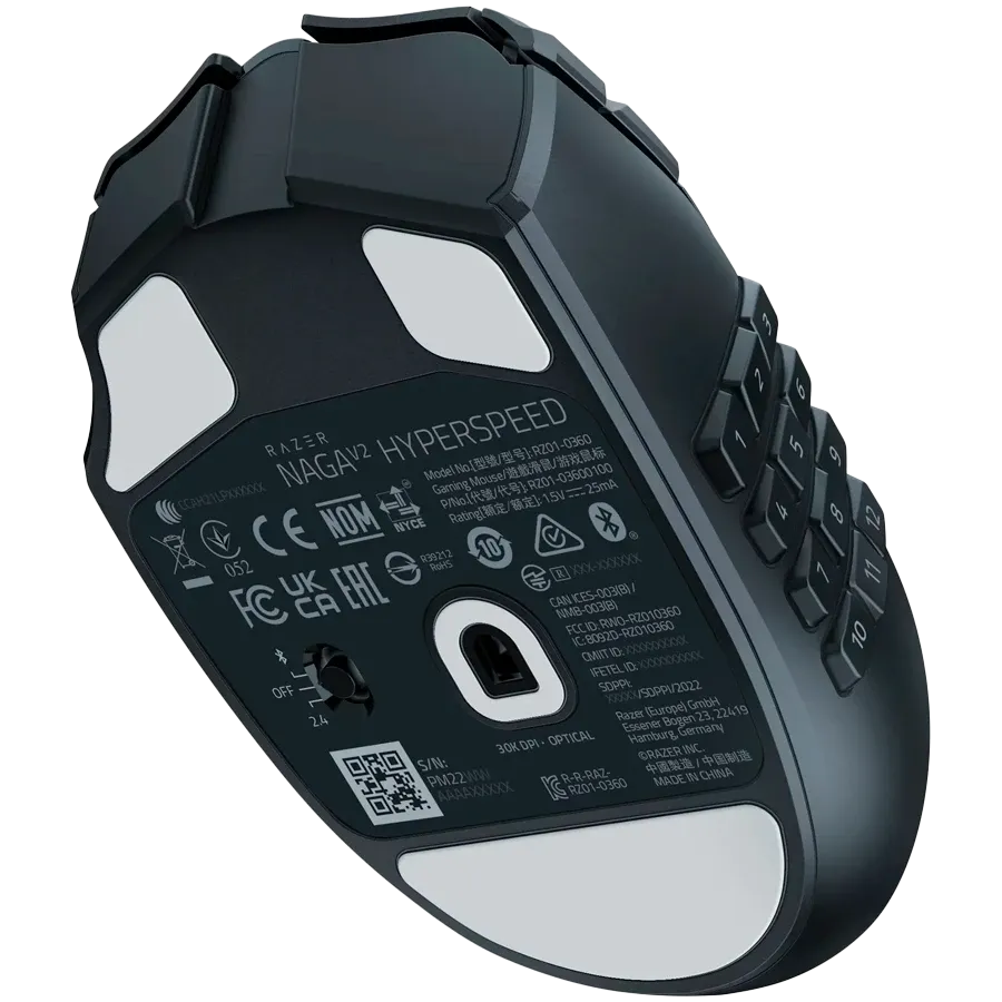 Геймърска мишка Razer Naga V2 HyperSpeed
