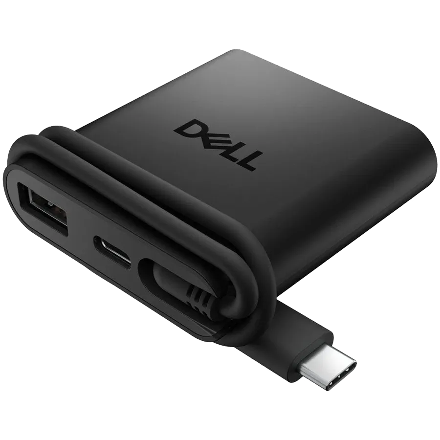 USB хъб Dell Pro 4-in-1 USB-C Travel Hub-DA225