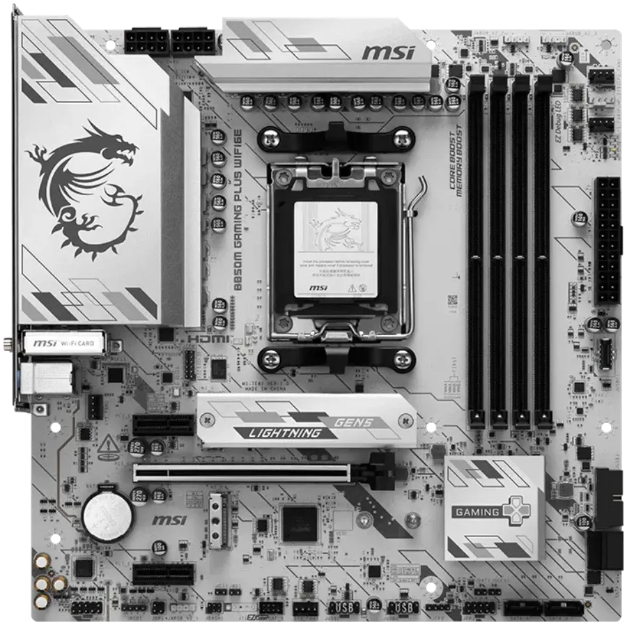 Дънна платка MSI B850M Gaming PLUS WIFI6E
