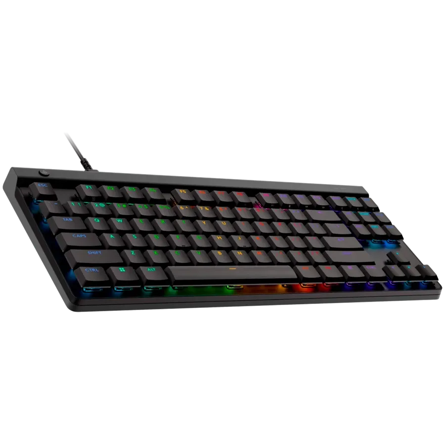 Геймърска клавиатура Logitech G515 TKL Wired, BGR, USB, черна