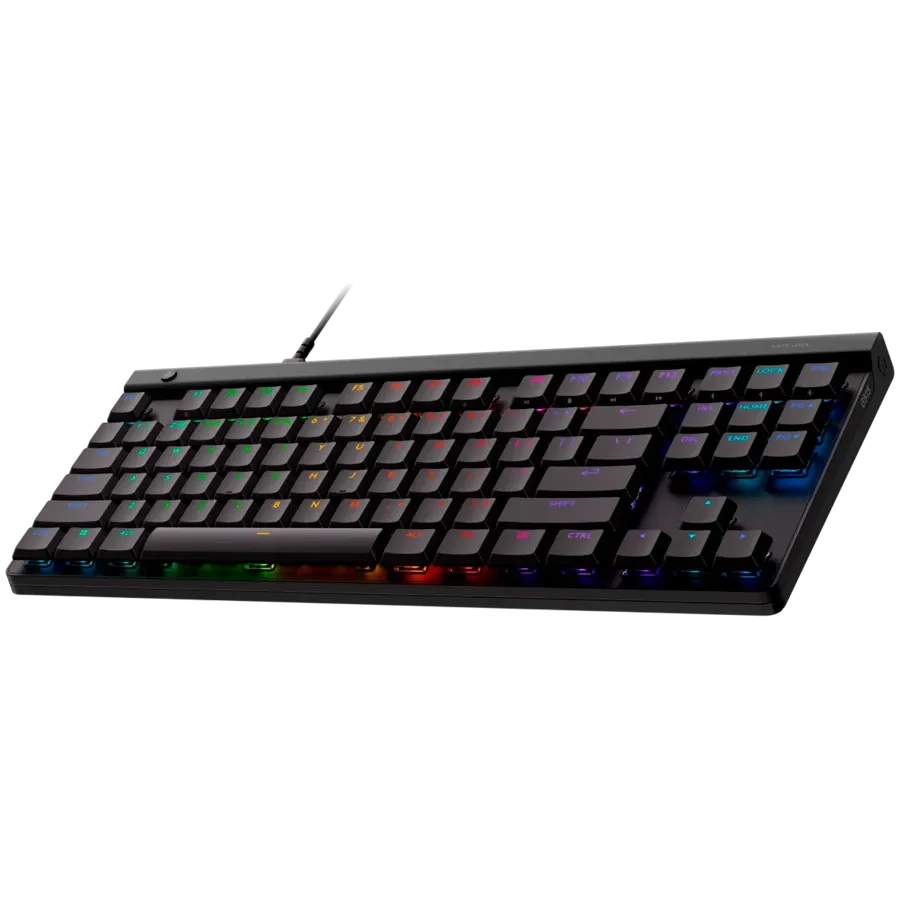 Геймърска клавиатура Logitech G515 TKL Wired, BGR, USB, черна