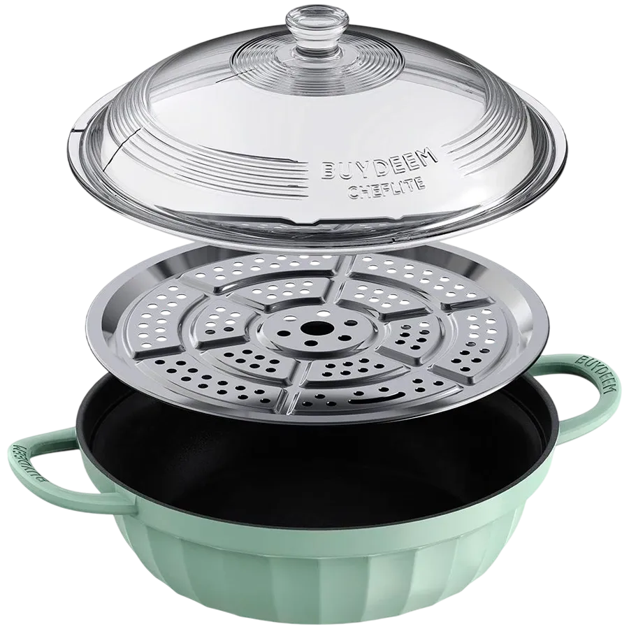 Аксесоар Buydeem Cast Aluminum Nonstick Multi function pot 3,8L