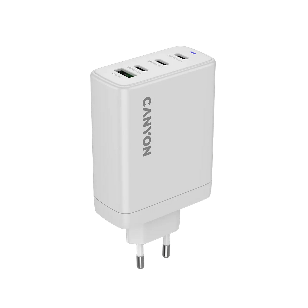 Зарядно устройство Canyon charger OnCharge 120 GAN Total 120W MAX 3 USB-C +1