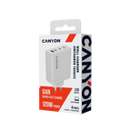 Зарядно устройство Canyon charger OnCharge 120 GAN Total 120W MAX 3 USB-C +1