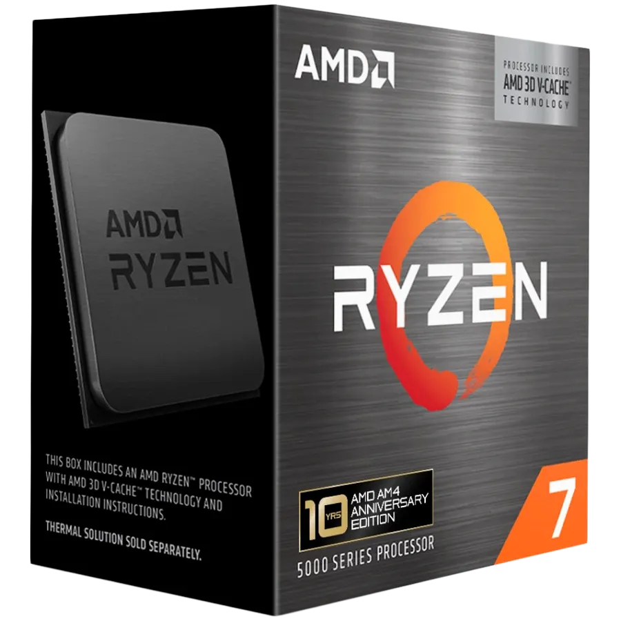Процесор AMD Ryzen 7 8C/16T 5800X3D (4.5GHz,100MB,105W,AM4) Box