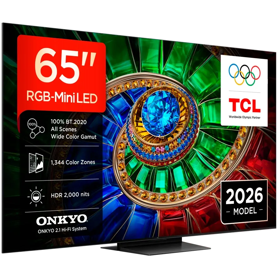 Телевизор TCL 65RM7L 65'' Commercial Display 16/7 Operation Built-in 2.4/5GHz