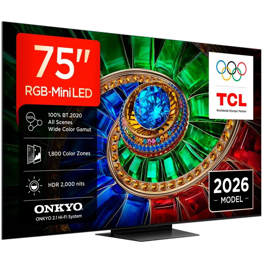 Телевизор TCL 75RM7L 75'' Commercial Display 16/7 Operation Built-in 2.4/5GHz
