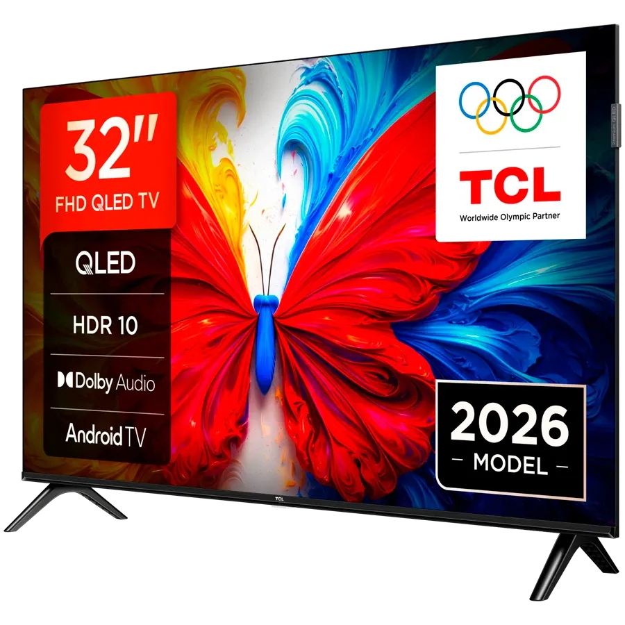 Телевизор TCL 32S5L 32'' HD/FHD Built-in 2.4GHz Wi-Fi MIMO DVB-C Pan EU