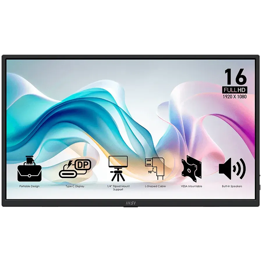 Монитор MSI PRO MP165 E6 Professional Business Portable