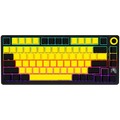 Геймърска клавиатура Lorgar KBP7075W, Wireless 75% Mechanical Pro (LRG-KBP7075W-YL-US)