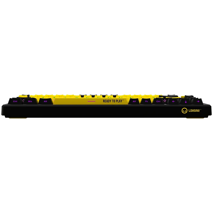 Геймърска клавиатура Lorgar KBP7075W, Wireless 75% Mechanical Pro (LRG-KBP7075W-YL-US)
