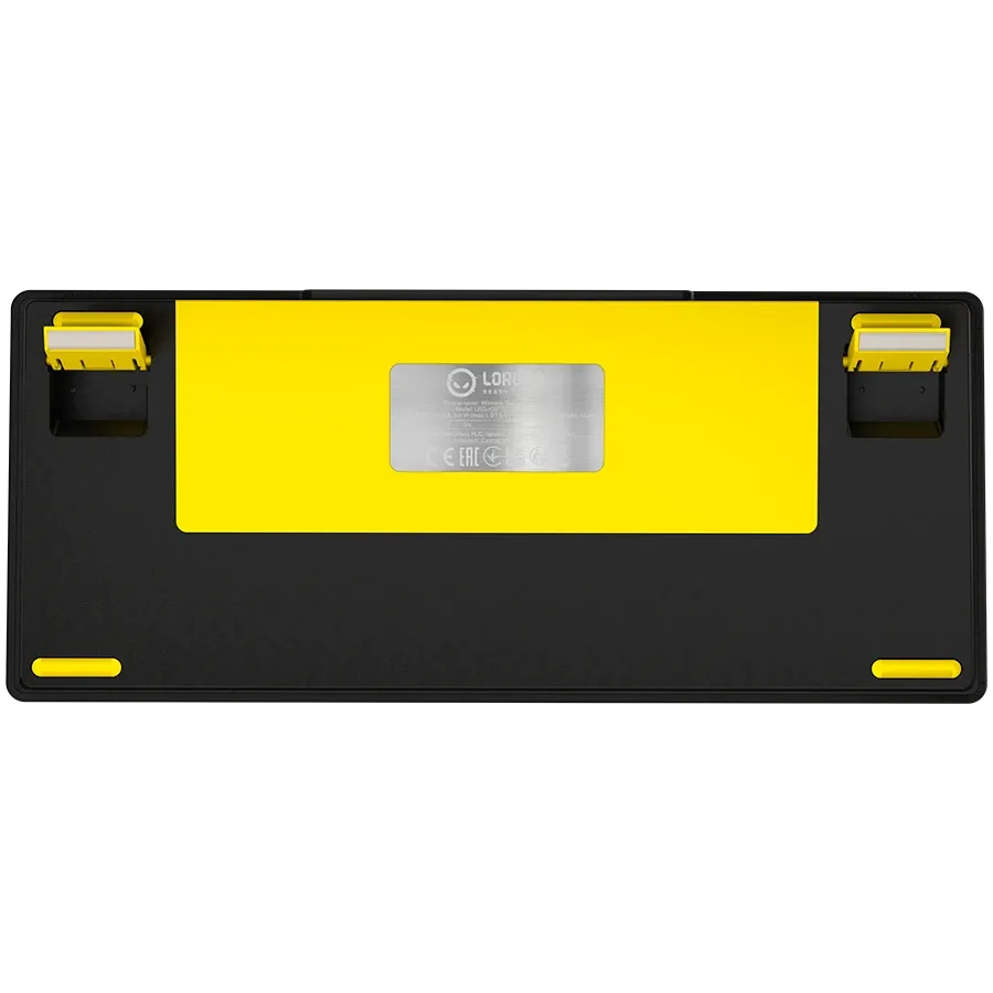Геймърска клавиатура Lorgar KBP7075W, Wireless 75% Mechanical Pro (LRG-KBP7075W-YL-US)