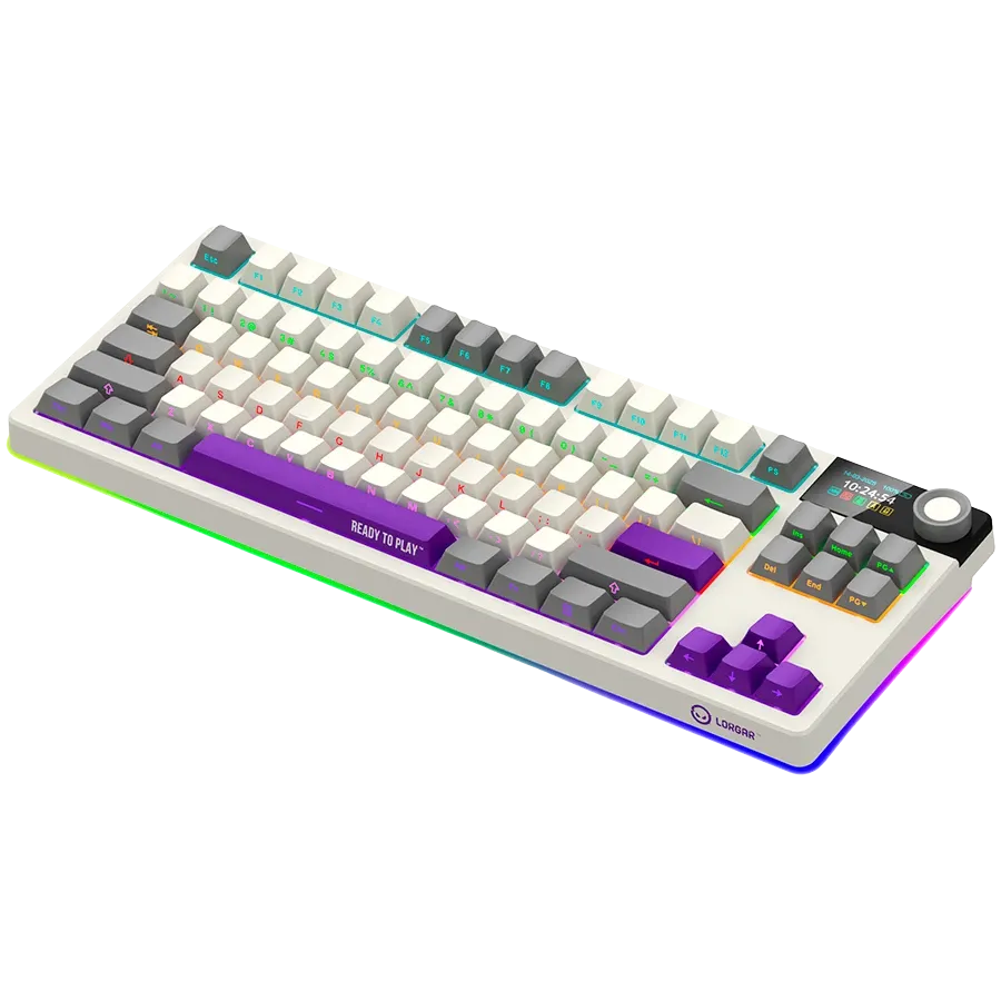 Геймърска клавиатура Lorgar KBP70TKLW, Wireless TKL Mechanical Pro (LRG-KBP70TKLW-RT-US)