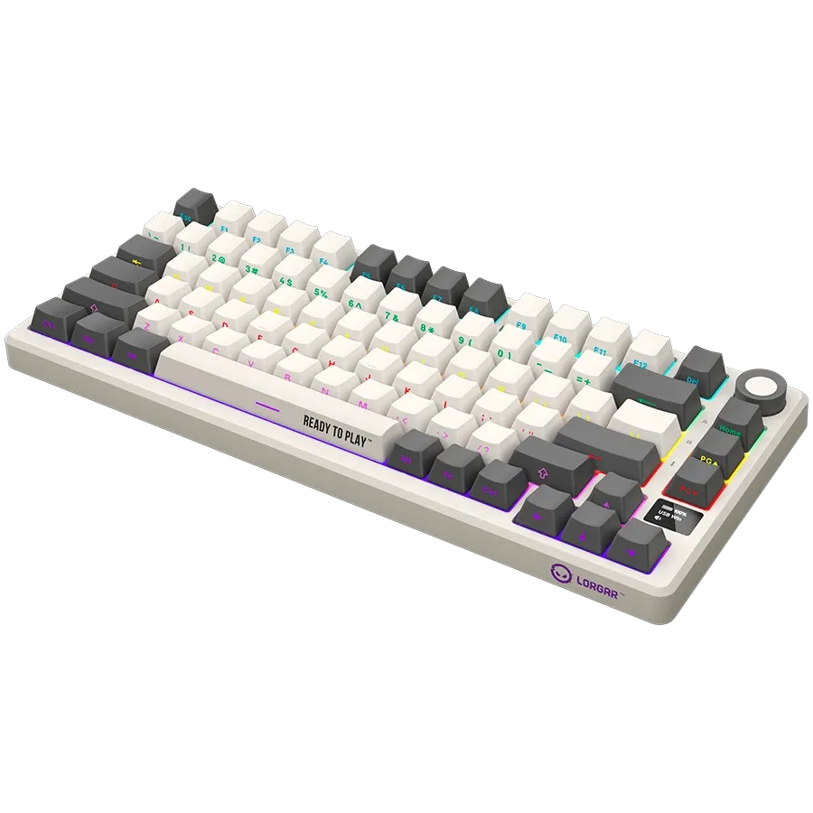 Геймърска клавиатура Lorgar KBP7075W, Wireless 75% Mechanical Pro (LRG-KBP7075W-RT-US)