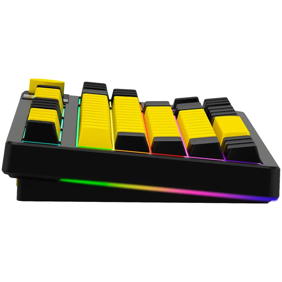 Геймърска клавиатура Lorgar KBP70TKLW, Wireless TKL Mechanical Pro (LRG-KBP70TKLW-YL-US)