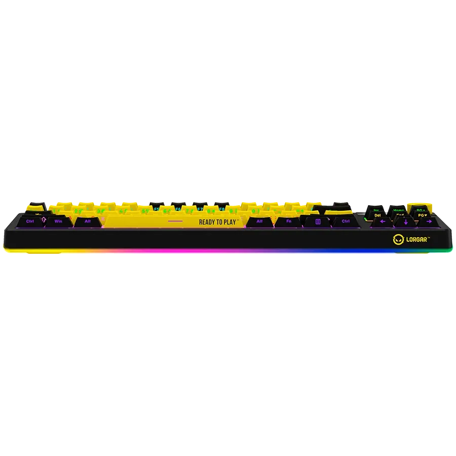 Геймърска клавиатура Lorgar KBP70TKLW, Wireless TKL Mechanical Pro (LRG-KBP70TKLW-YL-US)