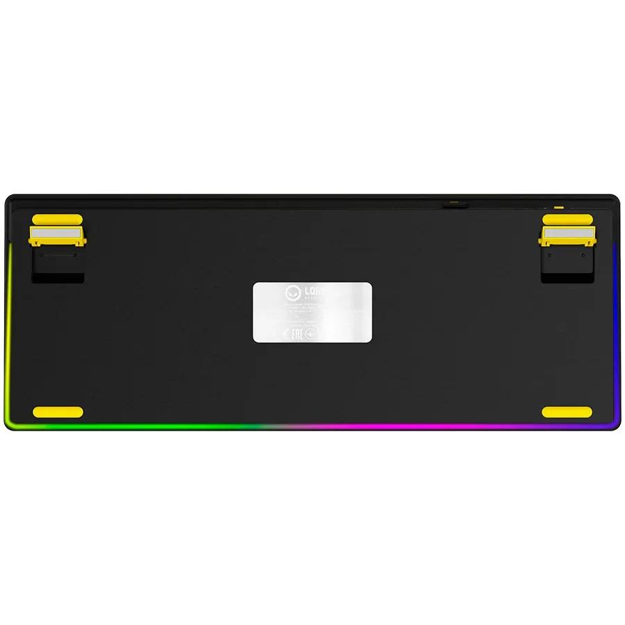Геймърска клавиатура Lorgar KBP70TKLW, Wireless TKL Mechanical Pro (LRG-KBP70TKLW-YL-US)
