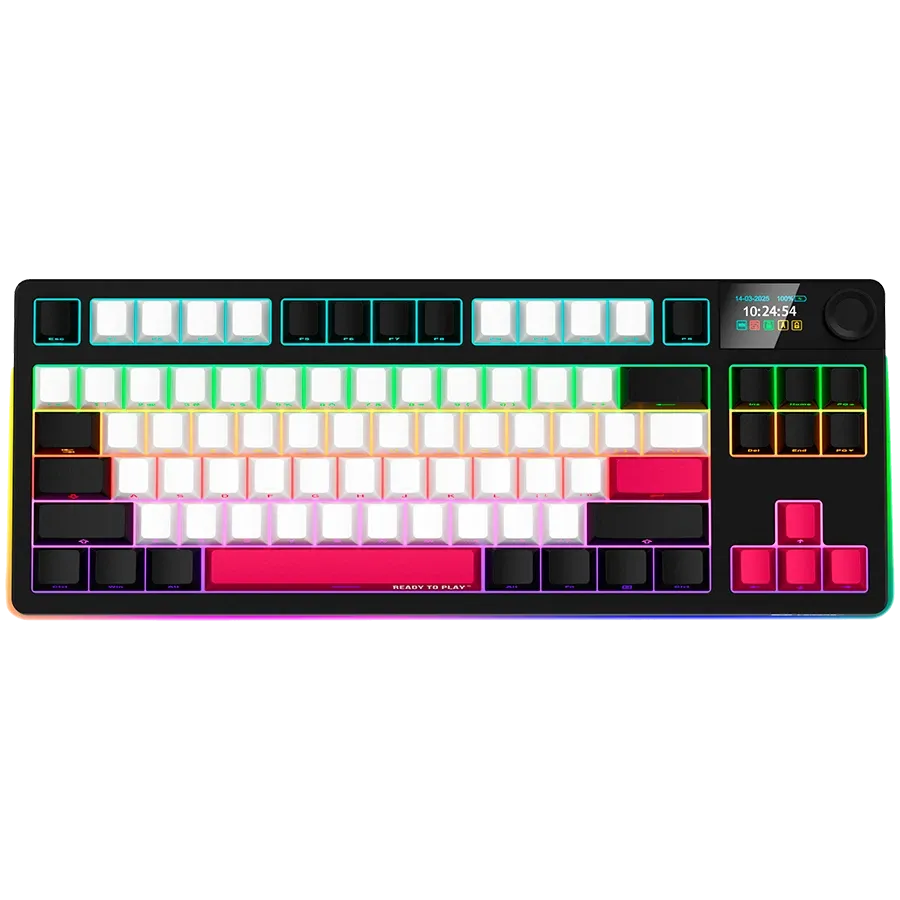 Геймърска клавиатура Lorgar KBP70TKLW, Wireless TKL Mechanical Pro (LRG-KBP70TKLW-BK-US)