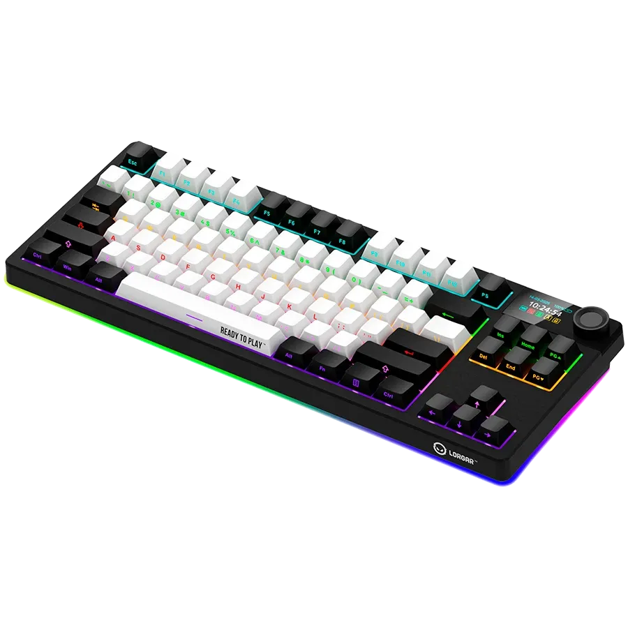 Геймърска клавиатура Lorgar KBP70TKLW, Wireless TKL Mechanical Pro (LRG-KBP70TKLW-BK-US)