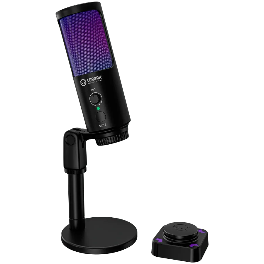 Микрофон Lorgar SMP40, RGB Microphone