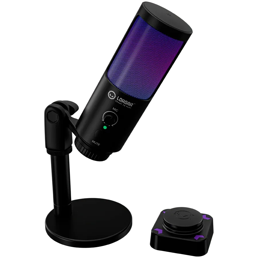 Микрофон Lorgar SMP40, RGB Microphone