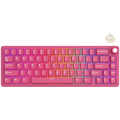 Геймърска клавиатура Royal Kludge R65 Berry Red Cream Switch
