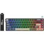 Геймърска клавиатура Royal Kludge RK68 HE Phantom Mint switch