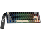 Геймърска клавиатура Royal Kludge RK68 HE Phantom Mint switch