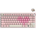 Геймърска клавиатура Royal Kludge R75 Pink Melody Cream switch