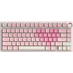 Геймърска клавиатура Royal Kludge R75 Pink Melody Cream switch