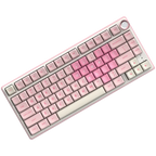 Геймърска клавиатура Royal Kludge R75 Pink Melody Cream switch