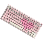 Геймърска клавиатура Royal Kludge R75 Pink Melody Cream switch