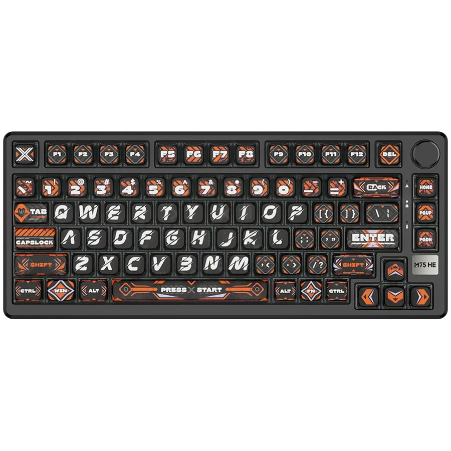 Геймърска клавиатура Royal Kludge RKM75 HE Hephaestus Mint switch