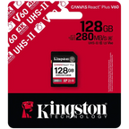 Карта памет Kingston 128GB SDXC Canvas React Plus SDXC UHS-II 280R/100W U3 V60