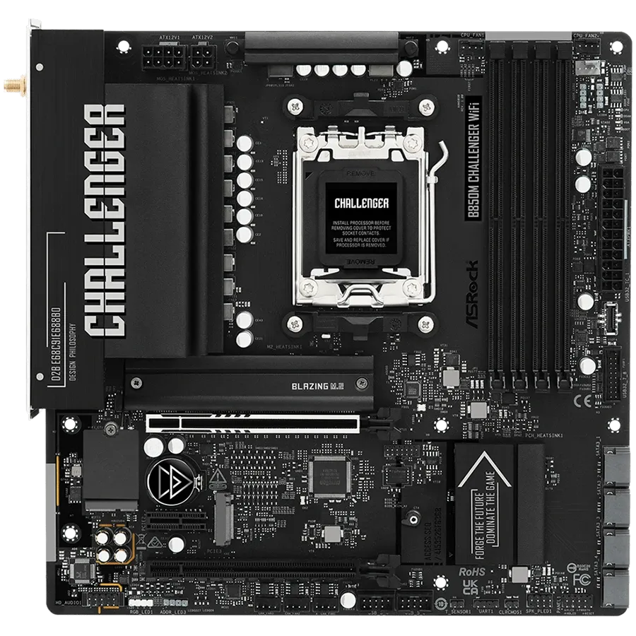 Дънна платка ASRock MB B850M Challenger WiFi