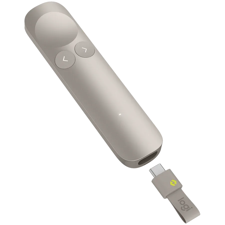 Презентер Logitech Spotlight 2, SAND, 2.4GHZ/BT