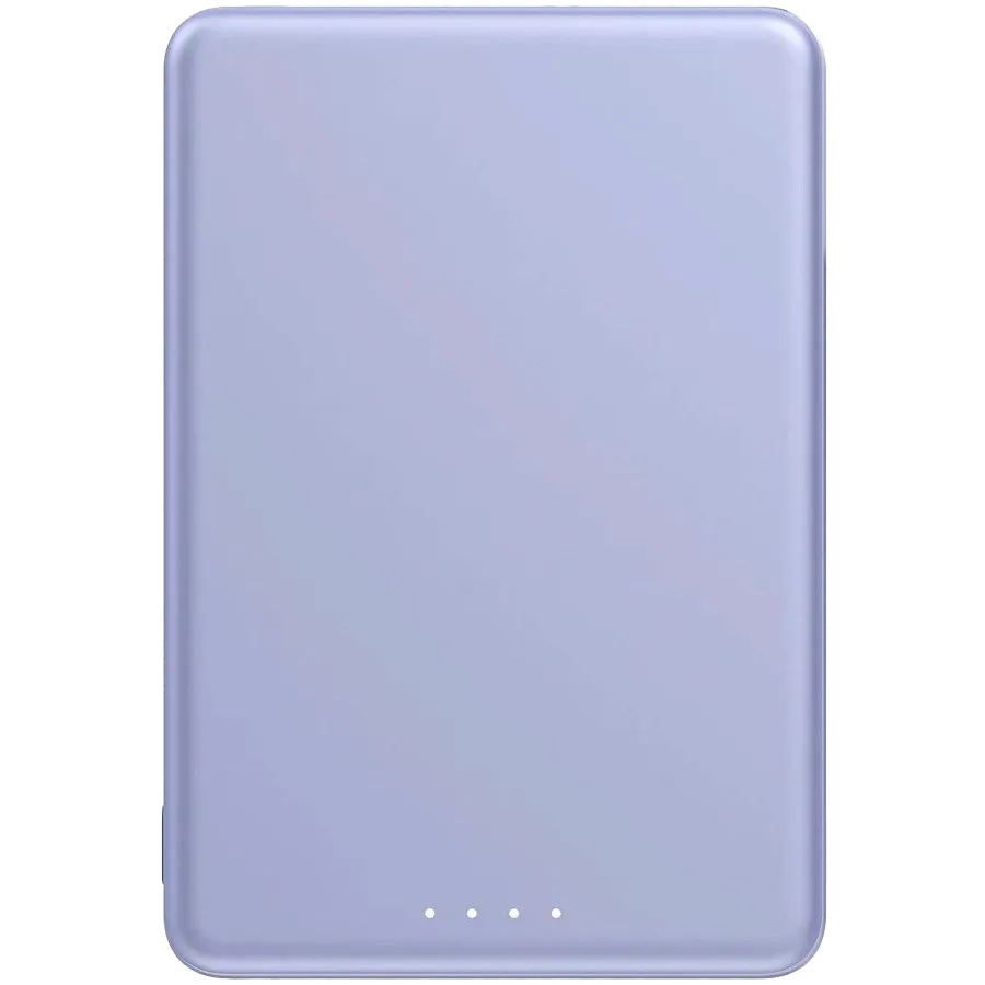 Външна батерия Xiaomi Super Slim Magnetic 5000, лилава