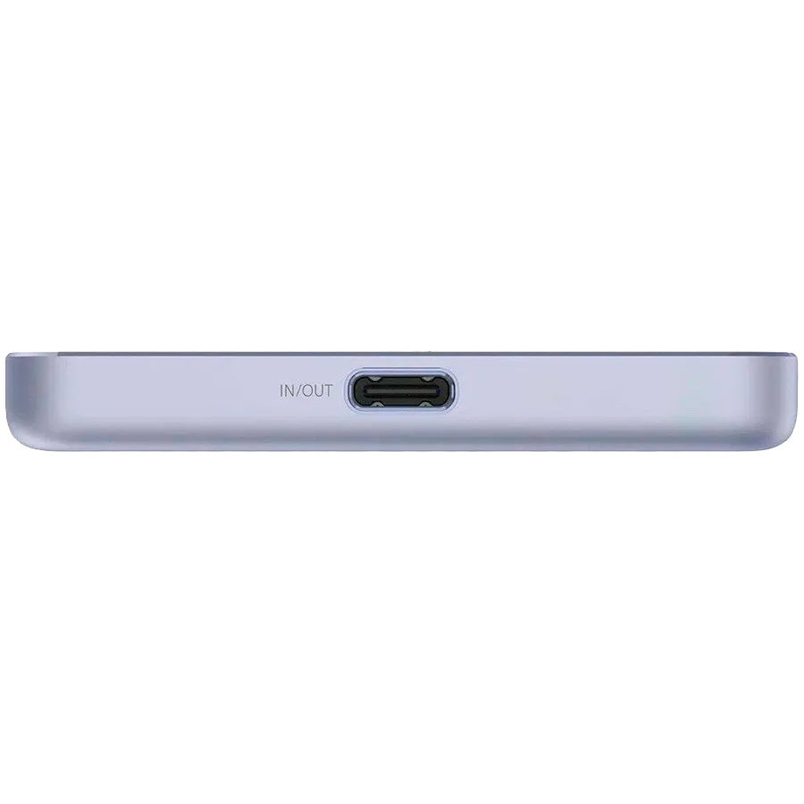 Външна батерия Xiaomi Super Slim Magnetic 5000, лилава