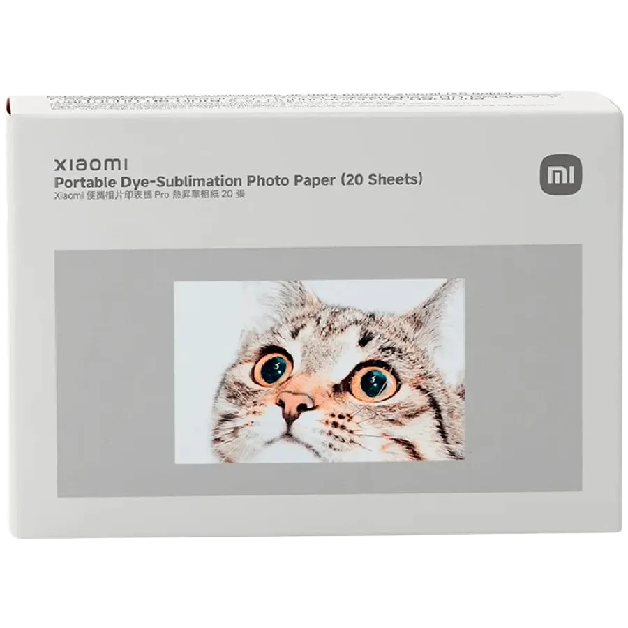 Аксесоар Xiaomi Portable Dye-Sublimation Photo Paper (20 Sheets)
