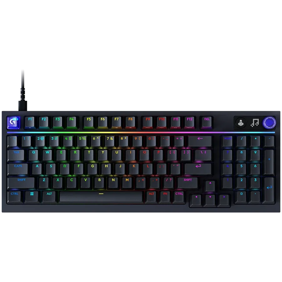 Геймърска клавиатура Logitech G316 X 98, US INT'L, USB, черна