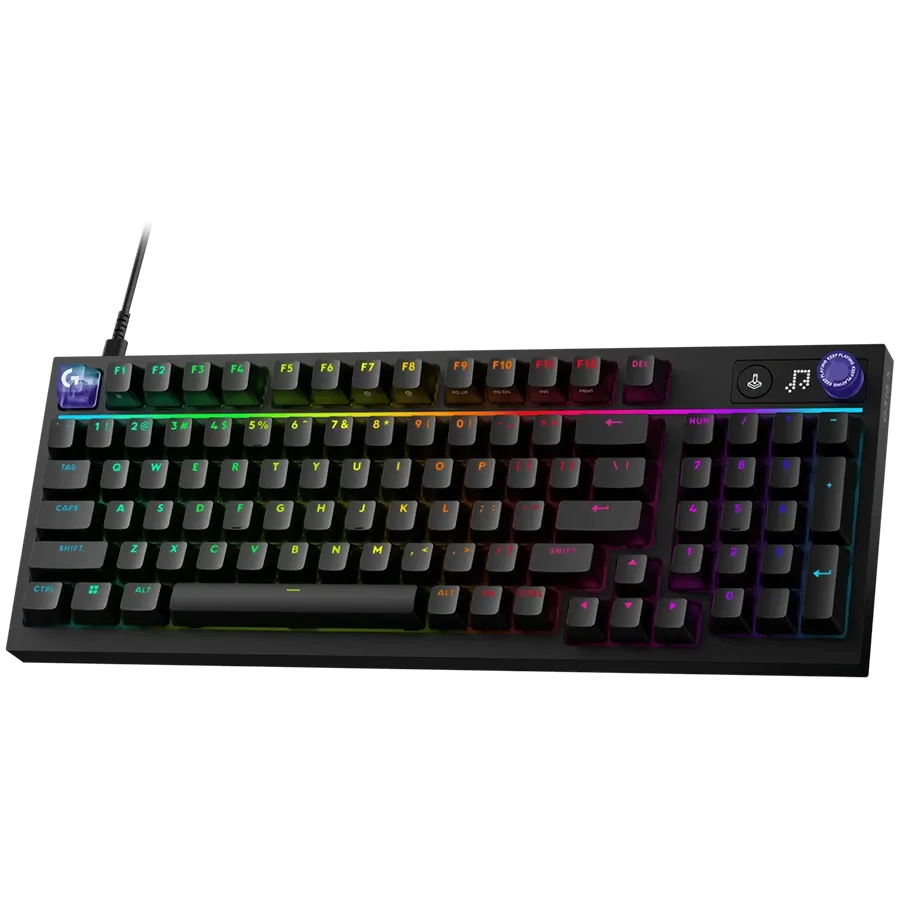 Геймърска клавиатура Logitech G316 X 98, US INT'L, USB, черна