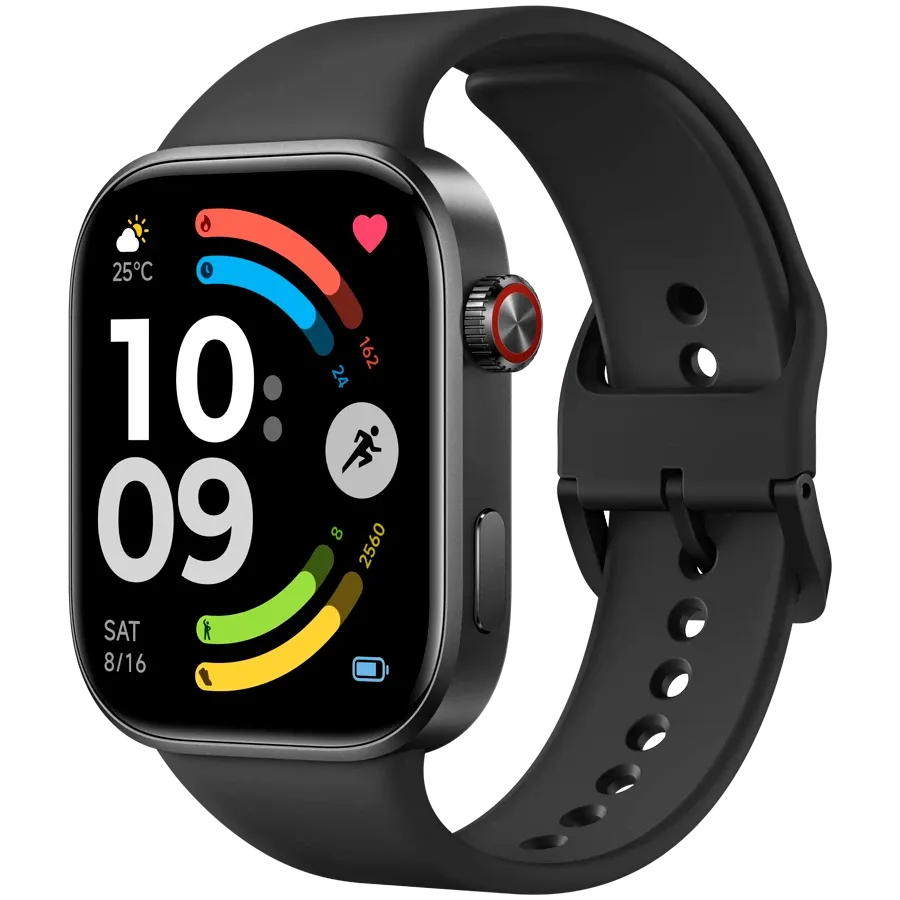 Смарт часовник Xiaomi Redmi Watch 6 Obsidian, черен